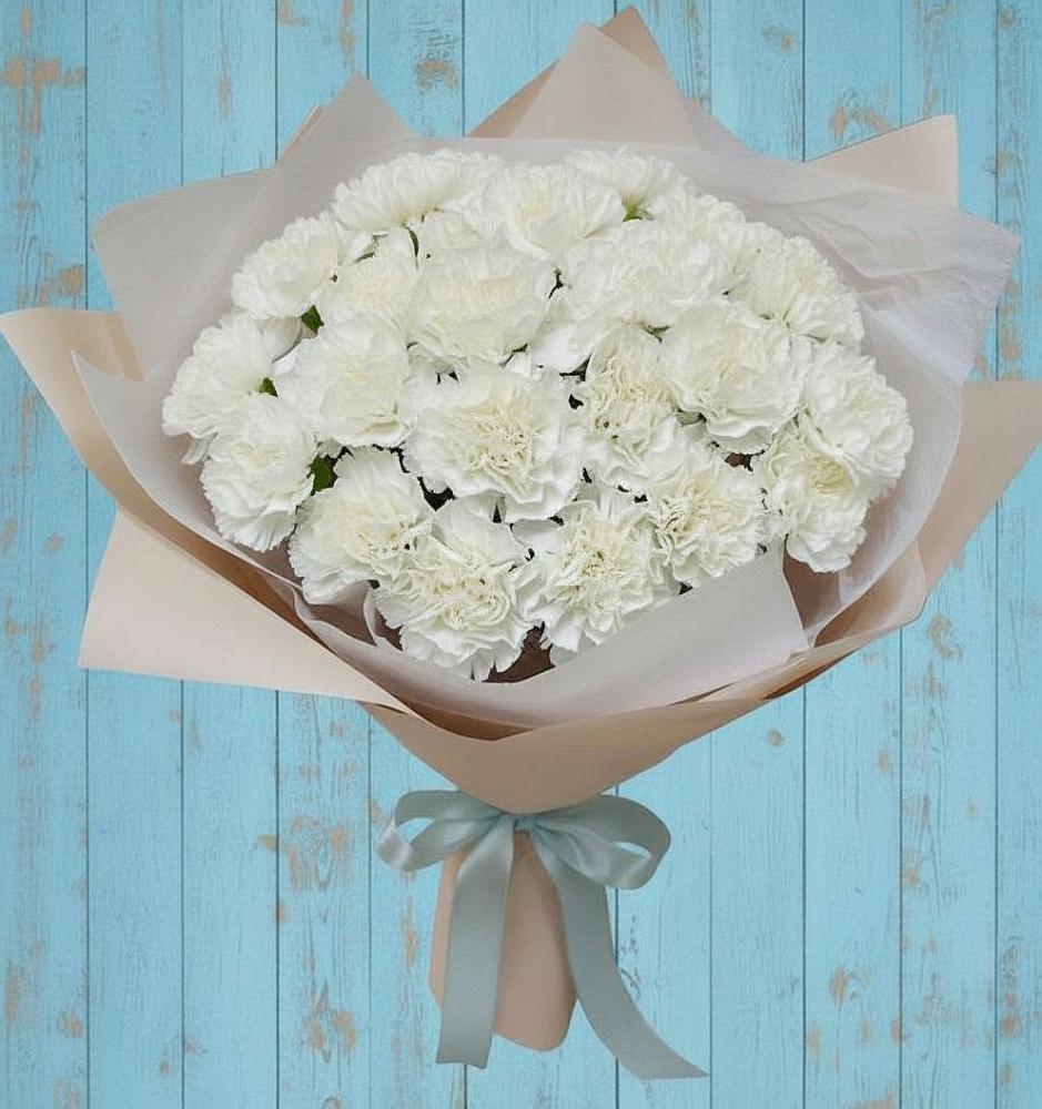 Букет цветов из: Гвоздики в Красном Пахаре