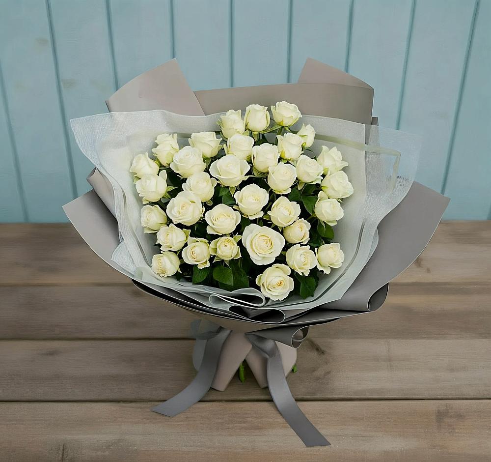 Букет Белоснежная нежность в Красном Пахаре