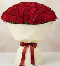 Букет 101 Красная роза Милано в Красном Пахаре