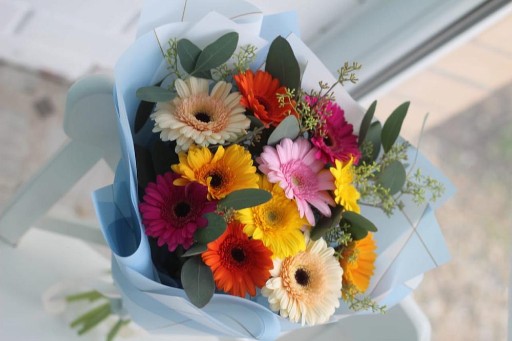 Букет цветов из: Герберы в Красном Пахаре