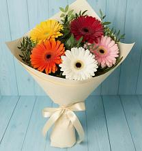 Букет цветов из:  Герберы в Красном Пахаре