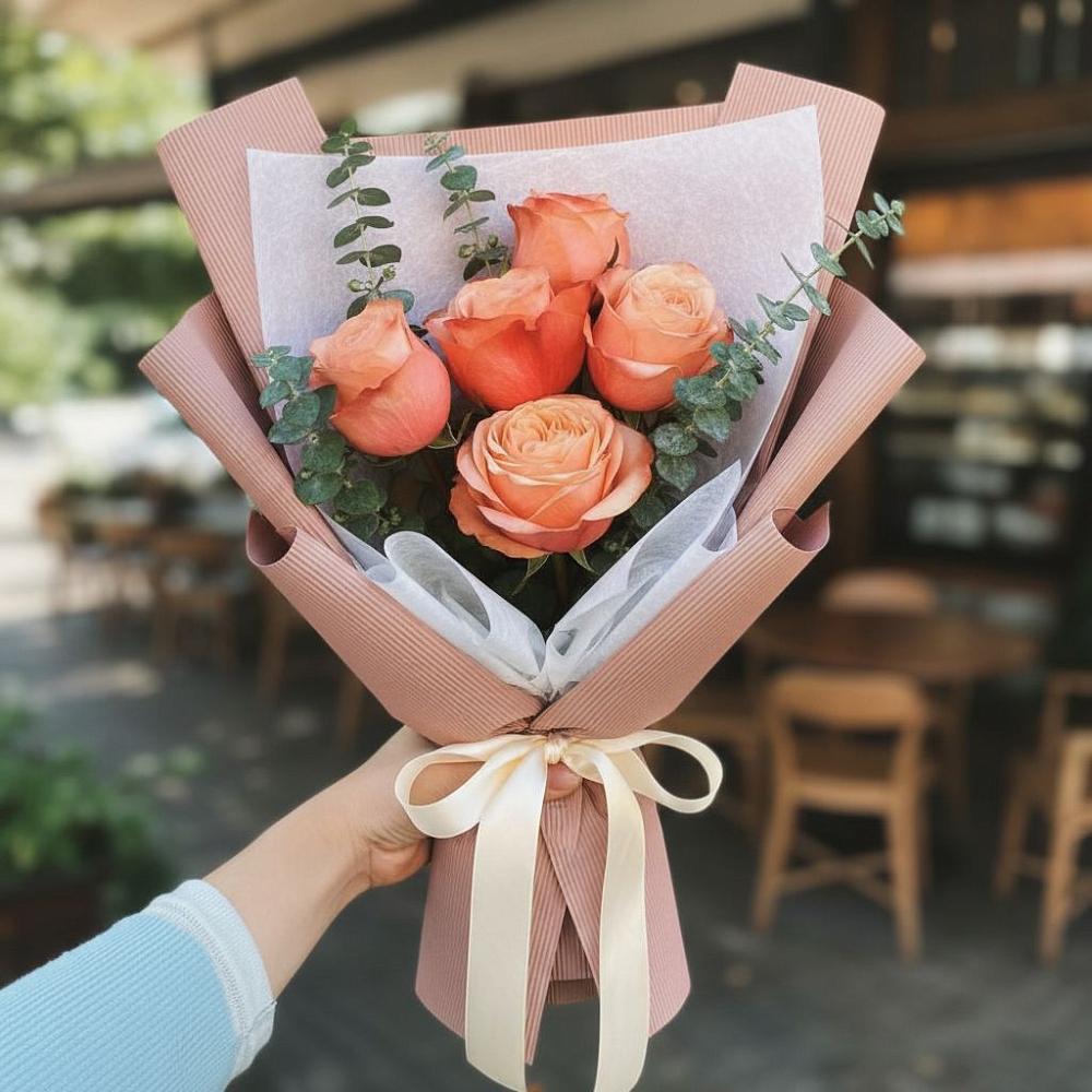 Букет цветов из: Розы в Красном Пахаре