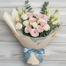 Букет цветов из:  Лизиантусы #REPLACE_PRED# Красном Пахаре