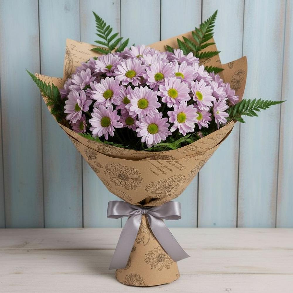 Букет цветов из: Хризантемы в Красном Пахаре