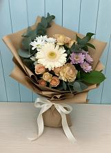 Букет цветов из:  Герберы и Хризантемы в Красном Пахаре