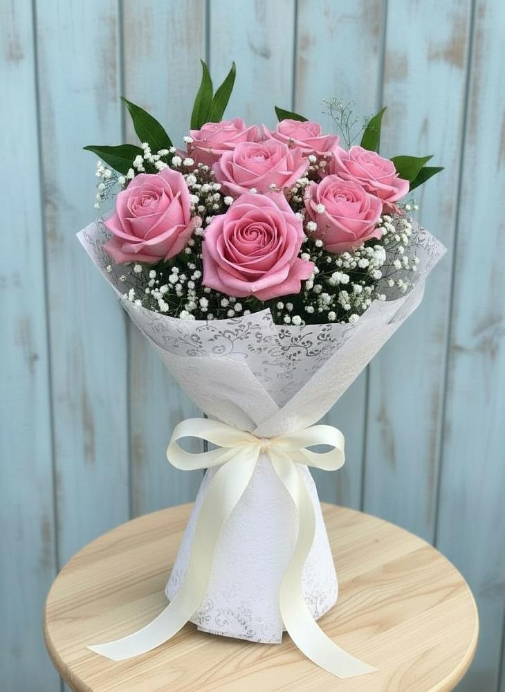 Букет цветов из: Розы в Красном Пахаре