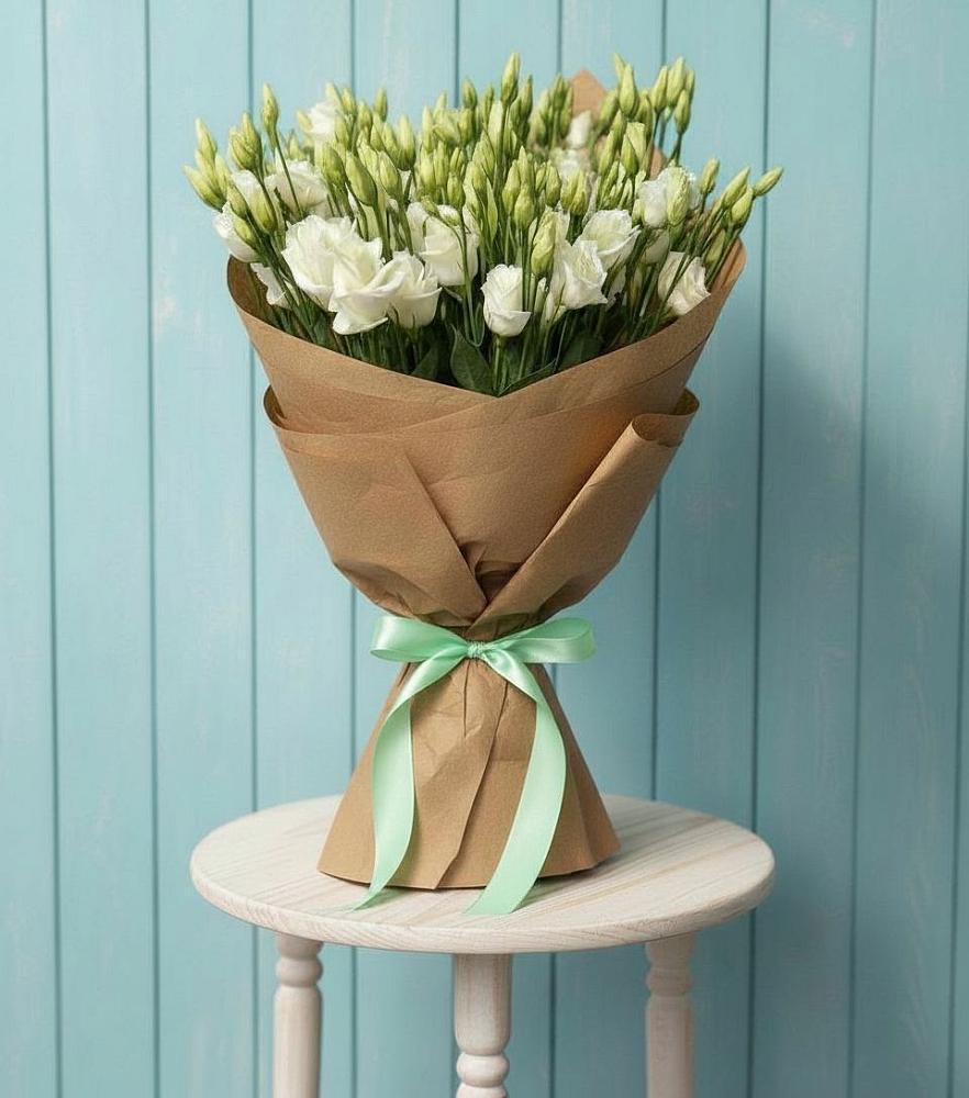 Букет цветов из: Лизиантусы в Красном Пахаре