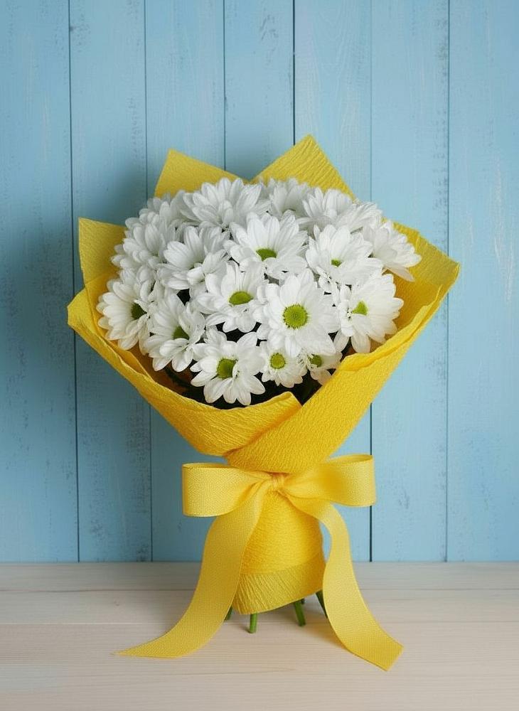 Букет цветов из: Хризантемы в Красном Пахаре