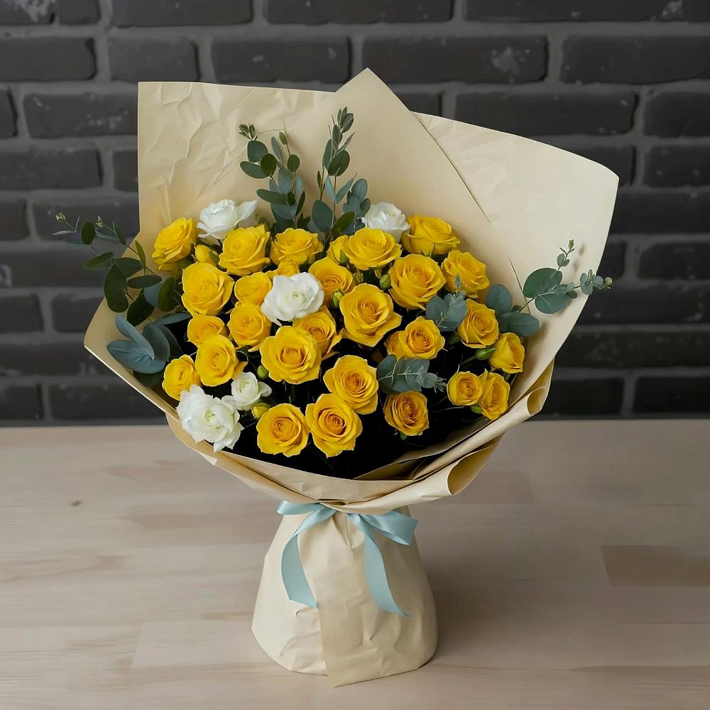 Букет цветов из: Розы в Красном Пахаре