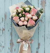 Букет цветов из:  Розы #REPLACE_PRED# Красном Пахаре