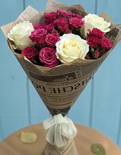 Букет цветов из:  Розы в Красном Пахаре