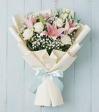 Букет цветов из:  Лилии в Красном Пахаре