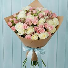 Букет цветов из:  Розы #REPLACE_PRED# Красном Пахаре